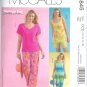 M4845 McCalls Pattern WOMANS DAY Tops, Shorts & Capri Pants Misses Size CCD 10-12-14-16