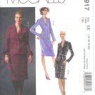 M4917 McCalls Pattern Lined Jackets & Skirts Misses/Miss Petite EE 14-16-18-20