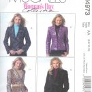 M4973 McCalls Pattern  WOMANS DAY Lined Jackets Misses/Miss Petite Size BB 8-10-12-14