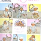 S8679 Simplicity Pattern CRAFTS (BOBBI'S BABIES) Basket, Bunnies, Babies Hats