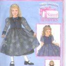 S4808 Simplicity DAISY KINGDOM Sweet Memories Dress, Jacket Child Size3-6 & Doll Clothes 18" Doll