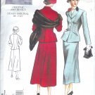 V2476 Vogue VINTAGE MODEL 1949 Design Jacket & Skirt Misses Size 6, 8, 10