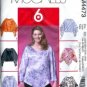 M4473 McCalls Pattern 6 Great Looks EASY Tops Womens Size 26W-28W-30W-32W