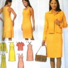 S4991 Simplicity Pattern EASY Dress with Bodice Variations & Jacket PETITE Misses Size 6 - 12