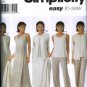 S5071 Simplicity EASY Pants,Skirts,Top,Dress or Jumper & Jacket Womens Petite Size GG 26W-32W