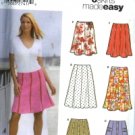S5199 Simiplicity Pattern 6 EASY Skirts Gored each in 2 lengths Misses Size HH 6-12