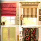 B4311 Butterick Pattern Window Shades 36", 42" , 48" by 60" long