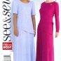 B4324 Butterick Pattern EASY Top & Skirt PETITE Misses Size 14 -16-18