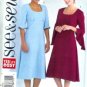 B4323 Butterick Pattern EASY SEE & SEW Dress Misses PETITE Size 6-8-10