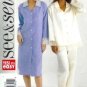 B4430 Butterick Pattern EASY Top, Pants & Nightshirt PETITE  Misses Size XS, S, M