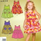 S4253 Simplicity Pattern EASY Dress Childs Size 3 - 8