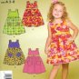 S4253 Simplicity Pattern EASY Dress Childs Size 3 - 8