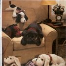 V7677 Vogue Pattern Craft Plush Dogs