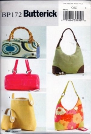 BP172  Butterick Pattern Handbags