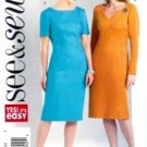 B4576 Butterick Pattern SEE & SEW Dress Miss Size 20-22-24