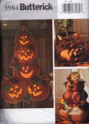 B3984 Butterick Pattern Outdoor Halloween Decorations