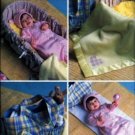 B4111 Butterick Pattern Bunting, Hat, Blanket, Basket Liner, Diaper Bag
