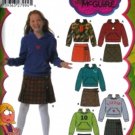 S4972 Simplicity LIZZIE McGUIRE Skirts and Knit Top Girls PLUS Size BB 8 1/2- 16 1/2