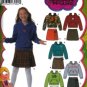 S4972  Simplicity LIZZIE McGUIRE Skirts and Knit Top Girls Plus Size AA 8 - 16