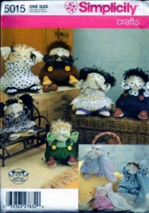 S5015 Simplicity Pattern Decorative Dolls by PUDDIN- HEAD