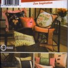 S5236 Simplicity Pattern PILLOWS a Zen Inspiration