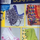 S5335 Simplicity Pattern FLEECE BLANKETS and THROWS by DUMMIES