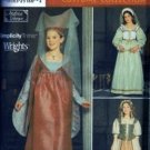 S9836 Simplicity Pattern RENAISSANCE Costume by ANDREA SCHEWE Girl Size 7-14