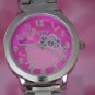 New Hello Kitty Pink Dial Wrist Quartz Watch