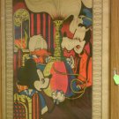 Rare Vintage Donald Duck Mickey Mouse Goofy Hippy Dizzy's farm poster 1970