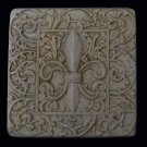 Fleur de Lis Lys Leis Leaf Decorative Backsplash Tile