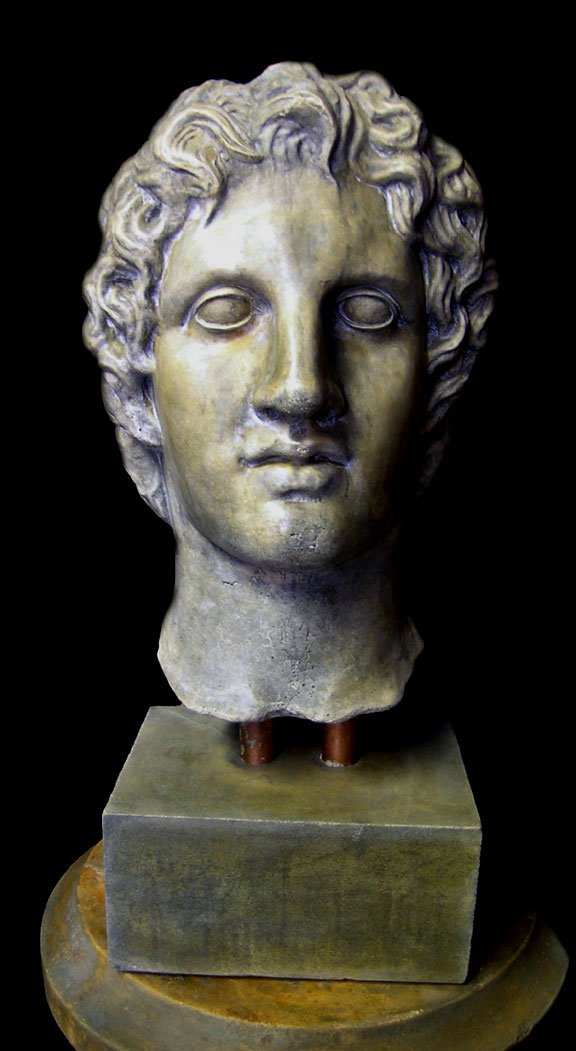 alexander the great statue bust