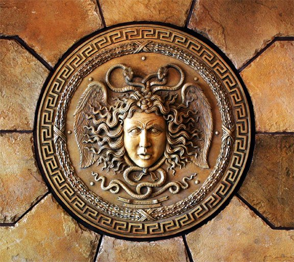 medusa head wall sculpture