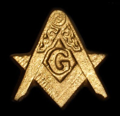 Freemason Masonic Lodge Symbol plaque Gold Finish sculpture