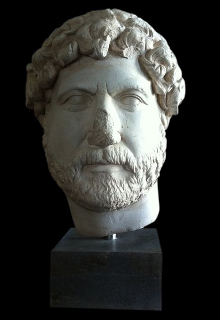 Hadrian Bust Sculpture Roman Emperor - Identical Reproduction sculpture