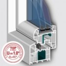 Profile ferestre si usi PVC cu geam Termopan- 7001
