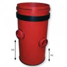 Put de plastic rotund