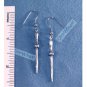 Magic Wand Silver Charms Earrings