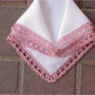 Rose Edged Hankie Pattern