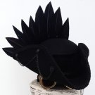 Raven winged Tricorn neo18th century medieval - Goth steampunk