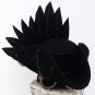 Raven winged Tricorn neo18th century medieval - Goth steampunk