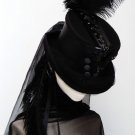 Lord Amadeus Victorian Steampunk Corset chained Riding Top Hat