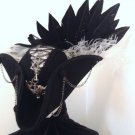 Raven tricorn corset hat Steampunk Lord Latuis