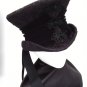 Lady Brouge Gothic Victorian mourning black hat