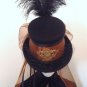 Steampunk copper & Brass riding top hat Lady Edmund