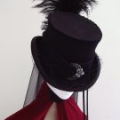 Steampunk neo Victorian Riding top hat Bella
