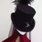 Steampunk neo Victorian Riding top hat Bella