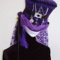 Steampunk Purple Mad Hatter **Time Keeper Ameth ** Top Hat