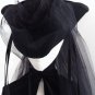 Black Hat Lady Fade's Bustle Tricorn Gothic Venice Masquerade
