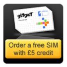 Runs on O2 Network Giffgaff Sim 250 min + Unlimited Internet and Text + £5 Credit