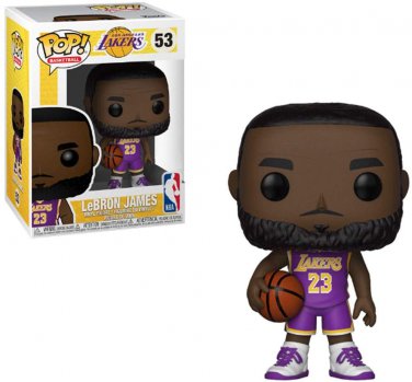Lebron James Pop! Vinyl Figure Lakers Purple Jersey #66